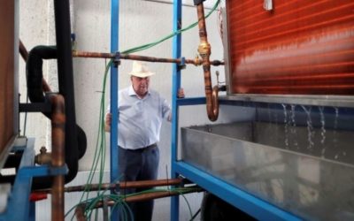 Engenheiro cria máquina capaz de produzir 5 mil litros de água